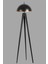 Tripod Siyah Büyük Retro Başlıklı Lambader 2