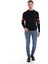 Lacivert Comfort Fit Düz Pamuklu Yarım Balıkçı Yaka Casual Triko Kazak 2