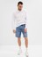 Straight Denim Şort 1