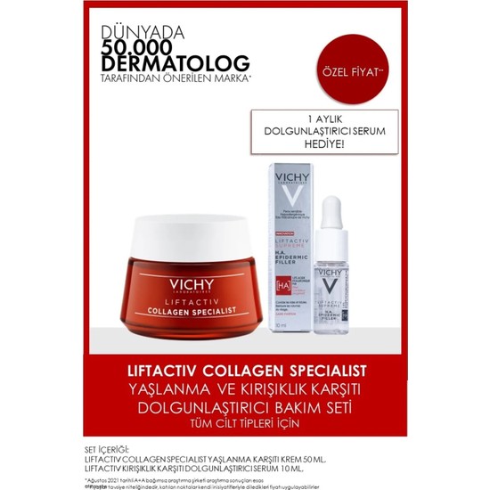 Vichy Liftactiv Collagen Specialist Bakım Seti Fiyatı
