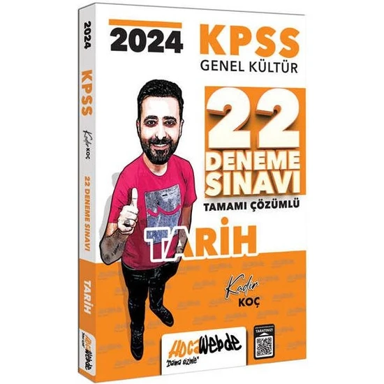 Hocawebde Yayınları 2024 KPSS Genel Kültür Tarih Tamamı Çözümlü 22 Deneme Sınavı