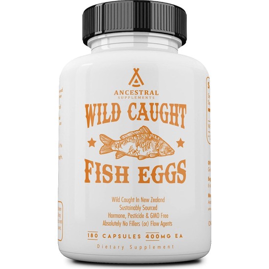 Ancestral Supplements New Zealand Wild Caught Fish Eggs 180 Fiyatı