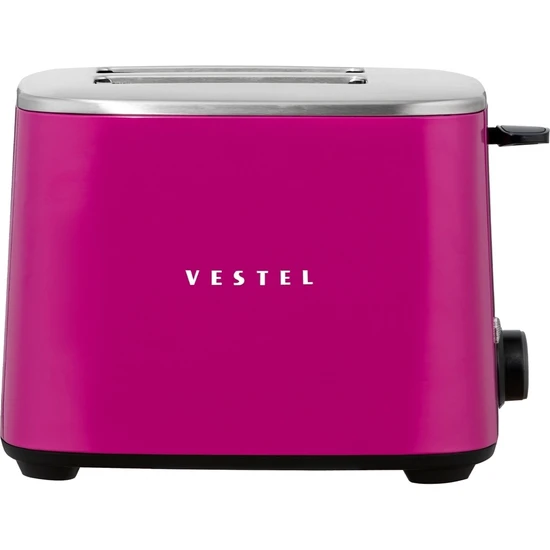 Vestel Retro Pembe Ekmek Kızartma Makinesi