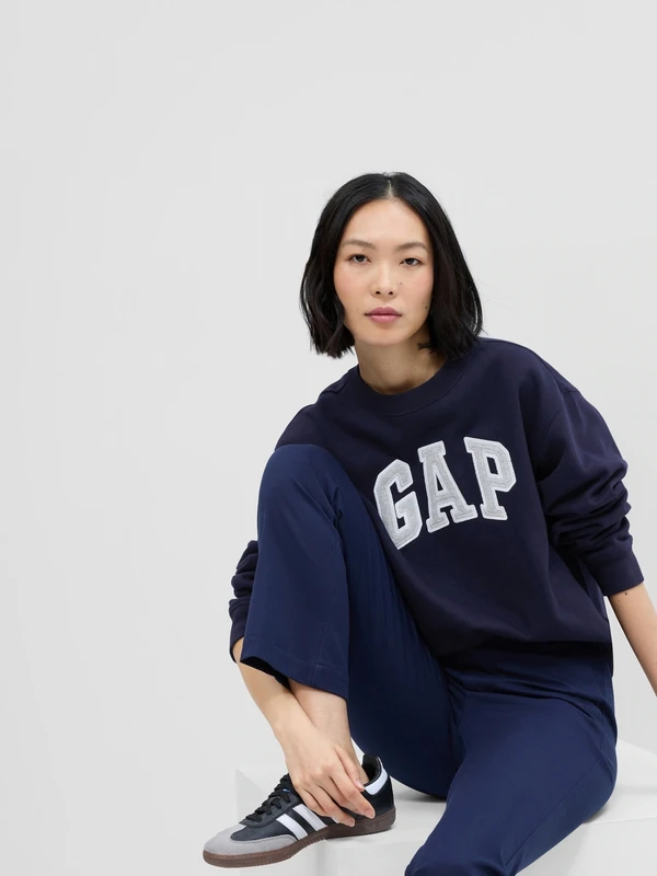 Gap Logo Fleece Bisiklet Yaka Sweatshirt