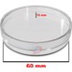 Fıratmed Plastik Petri Kutusu 60 mm x 15 mm Gamma Steril Petri Kabı | 10 Adet