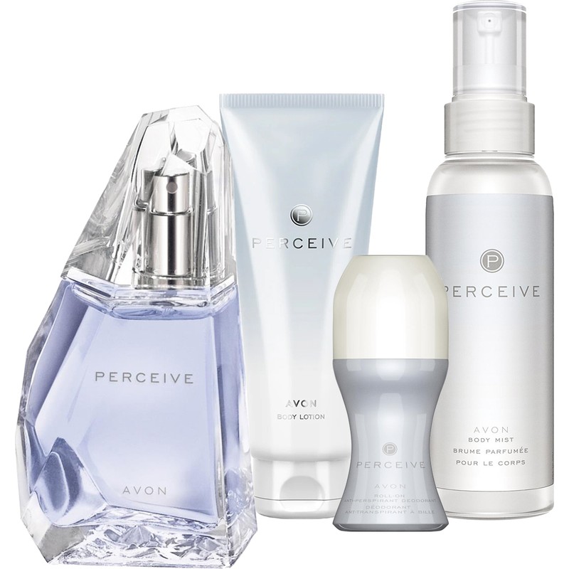 Avon Perceive Kadın Parfüm Losyon Rollon ve Vücut Spreyi Seti