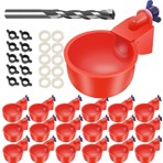 Gui xulian 16 Paket Otomatik Tavuk Suluk Bardak Kümes Hayvanları Suluklar (Yurt Dışından)