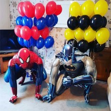 Kumik Spiderman / Batman Folyo Balon ( Adet Fiyatıdır )