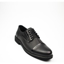 Nobel 1053-1 Siyah Deri Erkek Klasik Ayakkabı