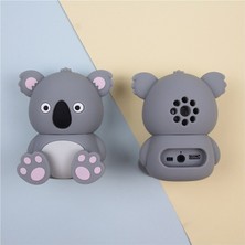 Kangrui-HB Koala Bluetooth Hoparlör Cep Telefonu Standı Bluetooth Hoparlör Yaratıcı Masaüstü Dekorasyon (Yurt Dışından)