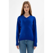 Fashion Friends Kadın Kazak Saks 23K0244K1