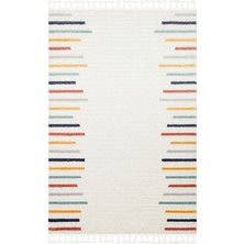 Eko Halı Terazzo Trz 06 Multy Hav Toz Vermez Yumuşak Dokulu Etnik Örgü Desenlere Sahip Modern Iskandinav Halı