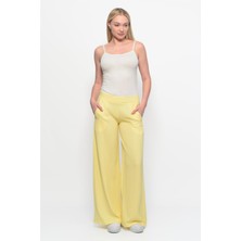 Nuseel Klasik Bol Paça Cesika Pantolon Sarı