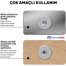 Mıknatıs Avm Ø15X10/5,5X5MM Havşa Delikli Neodyum Mıknatıs, Çap 15 Mm, Kalınlık 5 mm (2 Adet)