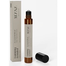 Mana Botanicals Tummy Tender Aromaterapi Roll On Nane Yağı, Zencefil Yağı, ve Limon Yağı Özel Karışımı Roll On