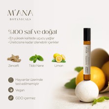 Mana Botanicals Tummy Tender Aromaterapi Roll On Nane Yağı, Zencefil Yağı, ve Limon Yağı Özel Karışımı Roll On