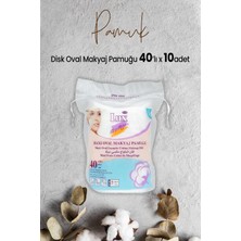 Lux Disk Oval Makyaj Pamuğu 40' Lı x 10 Adet