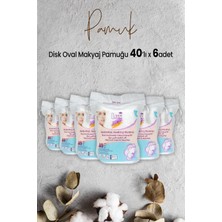 Lux Disk Oval Makyaj Pamuğu 40' Lı x 6 Adet