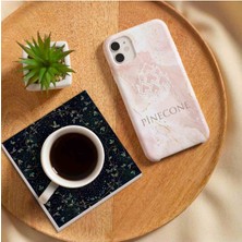 Pinecone Hayat Ağacı Taş Bardak Altlığı Masaüstü Koruyucu Altlık 4 Parça Set 10x10cm Stone Coasters SC103