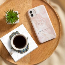 Pinecone Nazar, Fatma Ana Eli (Hamsa) Taş Bardak Altlığı Masaüstü Koruyucu Altlık 4 Parça Set 10x10cm Stone Coasters SC511