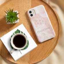Pinecone Etnik Desen, Yaprak Taş Bardak Altlığı Masaüstü Koruyucu Altlık 4 Parça Set 10x10cm Stone Coasters SC423