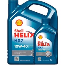 SHELL HELIX HX7 10W-40 Motor Yağı 4+1 Litre ( Üretim Yılı: 2022 )