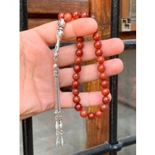 Doğan Silver Erkek Akik Taşlı Tesbih DGN5069