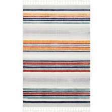 Eko Halı Terazzo Trz 02 Multy Hav Toz Vermez Yumuşak Dokulu Etnik Örgü Desenlere Sahip Modern Iskandinav Halı