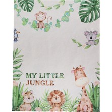 House Of Pack Renkli Kargo Poşeti - 30X38 cm - 100 Adet - ' My Little Jungle ' Baskılı