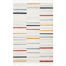 Eko Halı Terazzo Trz 01 Multy Hav Toz Vermez Yumuşak Dokulu Etnik Örgü Desenlere Sahip Modern Iskandinav Halı