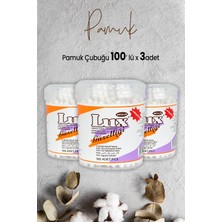 Lux Pamuk Çubuğu 100' Lü x 3 Adet