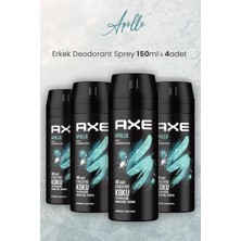 Axe Apollo Erkek Deodorant Sprey 150 ml x 4 Adet