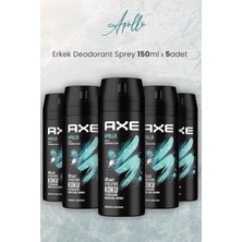 Axe Apollo Erkek Deodorant Sprey 150 ml x 5 Adet