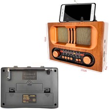 Cameron Radyo Nostalji Şarjlı Pilli Bt/usb/sd/aux/fm Telefon Standlı Cameron CM-1965BT