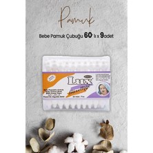 Lux Bebe Pamuk Çubuğu 60' Lı x 9 Adet