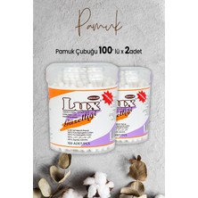 Lux Pamuk Çubuğu 100' Lü x 2 Adet