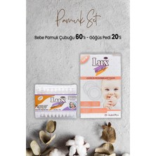 Lux Bebe Pamuk Çubuğu 60' Lı ve Göğüs Pedi 20' Li