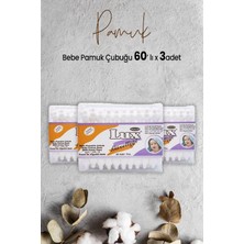 Lux Bebe Pamuk Çubuğu 60' Lı x 3 Adet