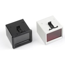 Sanec Panel Tipi Kutu 37 x 62 x 61 mm - Siyah Kutu -  Kırmızı Panel