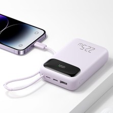 Mcdodo MC-3255 22.5W 10000MAH Powerbank Iphone Şarj Kablo-Mor