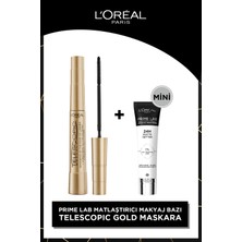 L'Oréal Paris Telescopic Maskara - Siyah & Prime Lab Matte Setter Matlaştırıcı Primer