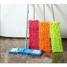 Viscomop Makarna Mop Süper Emici  Toz Toplayıcı Şönil Mop Bezi 40 cm Karışık Renk