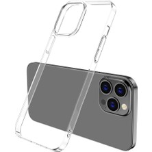 Case 4U Apple iPhone 15 Pro Kılıf Pürüzsüz Yüzey Kaliteli Sert Pc Vonn Kapak Şeffaf