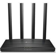 TP-Link Archer A6, AC1200 Mbps, MU-MIMO, 4 Gigabit LAN Bağlantı Noktası, Beamforming, WPA3, Access Point Modu, Ebeveyn Denetimleri, Dual-Band Wi-Fi 5 Router