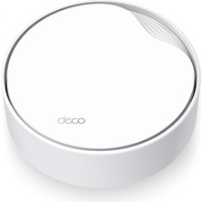 TP-Link Deco X50-PoE(1-pack), AX3000 Mbps, PoE Destekli, Dual-Band, 2,5Gbps Ethernet Portu, 150 Cihaza Kadar Bağlantı, 230 m² 'ye Kadar Kapsama, Mobil Uygulama ile Kolay Kurulum, Wi-Fi 6 Mesh Sistemi