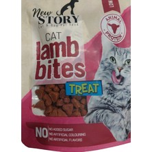 New Story Cat Lamb Bites Kedi Ödülü 60 gr Atıştırmalık Yumuşacık Taneli Kuzu Etli