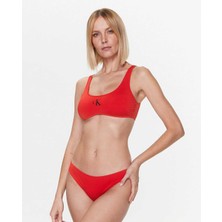 Calvin Klein Kadın Arkası Ck Logolu Slip Bikini Altı KW0KW01987