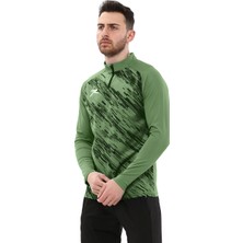 Raru Erkek Yarım Fermuarlı Sweatshirt Dıgnus Haki