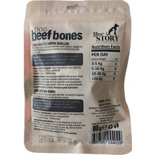 Dog Beef Bones Dana Etli Köpek Ödülü Yumuşak, Atıştırmalık 80 gr