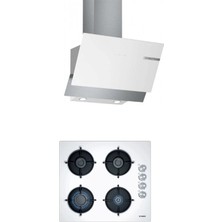 Bosch Beyaz 2'li Ankastre  Set 247 (POP6C2O10O - DWK65AD20R )